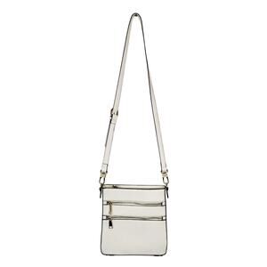 Simply Noelle White Faux Vegan Leather Crossbody Bag